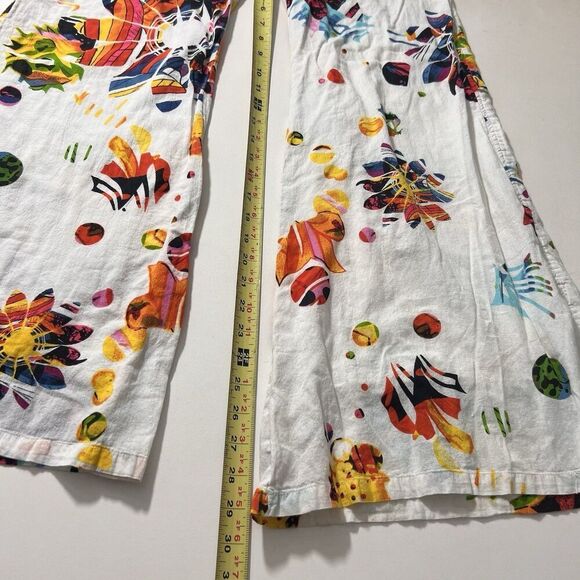 Allen Simplement Wide Leg Pants Size L/XL Low Rise Whimsical Festival Boho Artsy - Picture 6 of 8